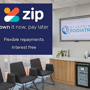 Blueprint Podiatry now accepts ZIP PAY
