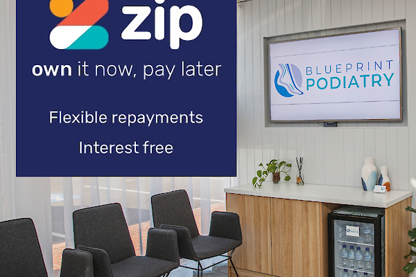 Blueprint Podiatry now accepts ZIP PAY